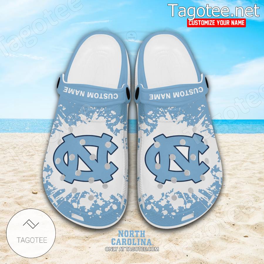 North Carolina Logo Custom Crocs Clogs - BiShop a