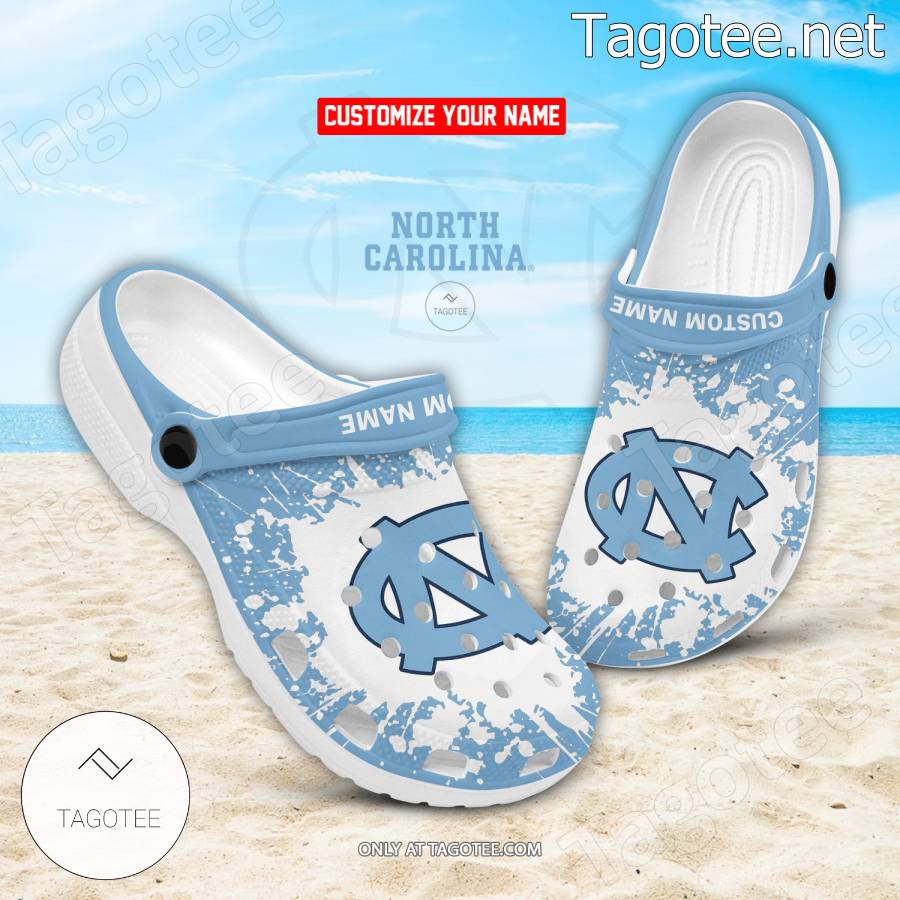 North Carolina Logo Custom Crocs Clogs - BiShop