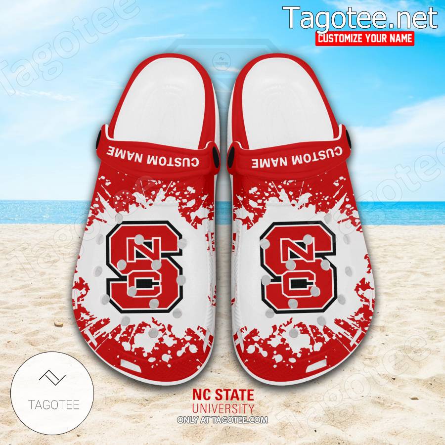 North Carolina State Logo Custom Crocs Clogs - BiShop a