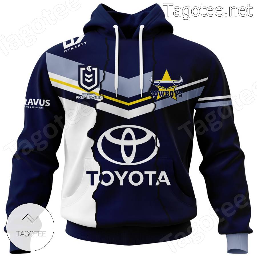 North Queensland Cowboys Nrl Toyota Custom Hoodie And Pants a