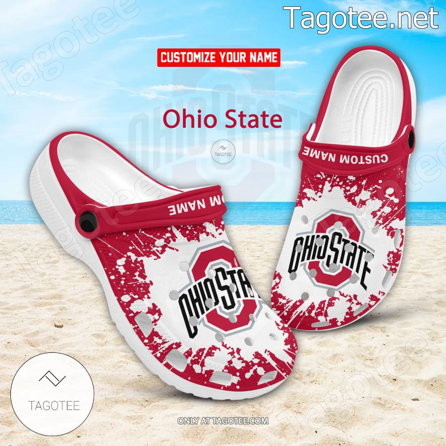 Ohio State Logo Custom Crocs Clogs - BiShop