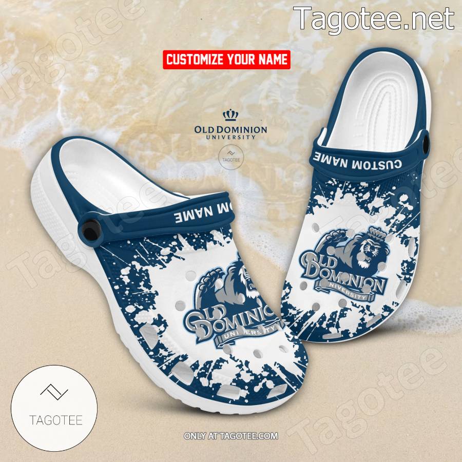 Old Dominion Logo Custom Crocs Clogs - BiShop