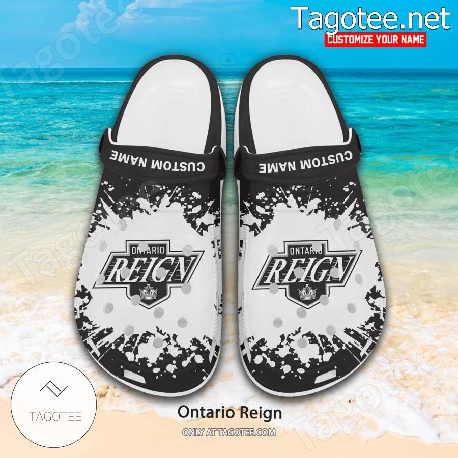 Ontario Reign Logo Crocs Clogs - BiShop a