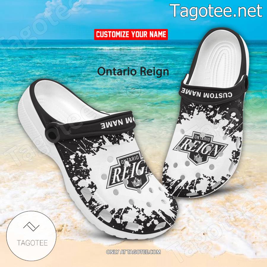 Ontario Reign Logo Crocs Clogs - BiShop