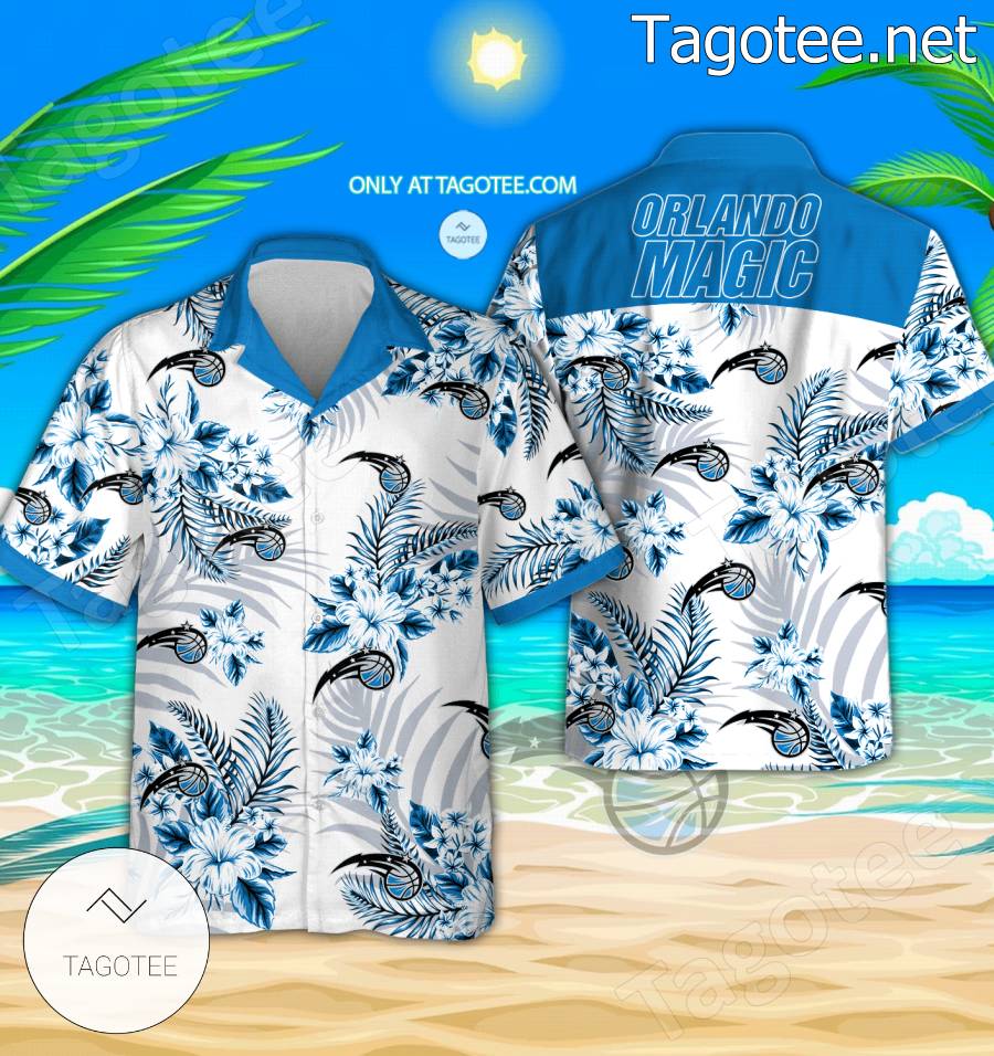 Orlando Magic Logo Hawaiian Shirt And Shorts - EmonShop