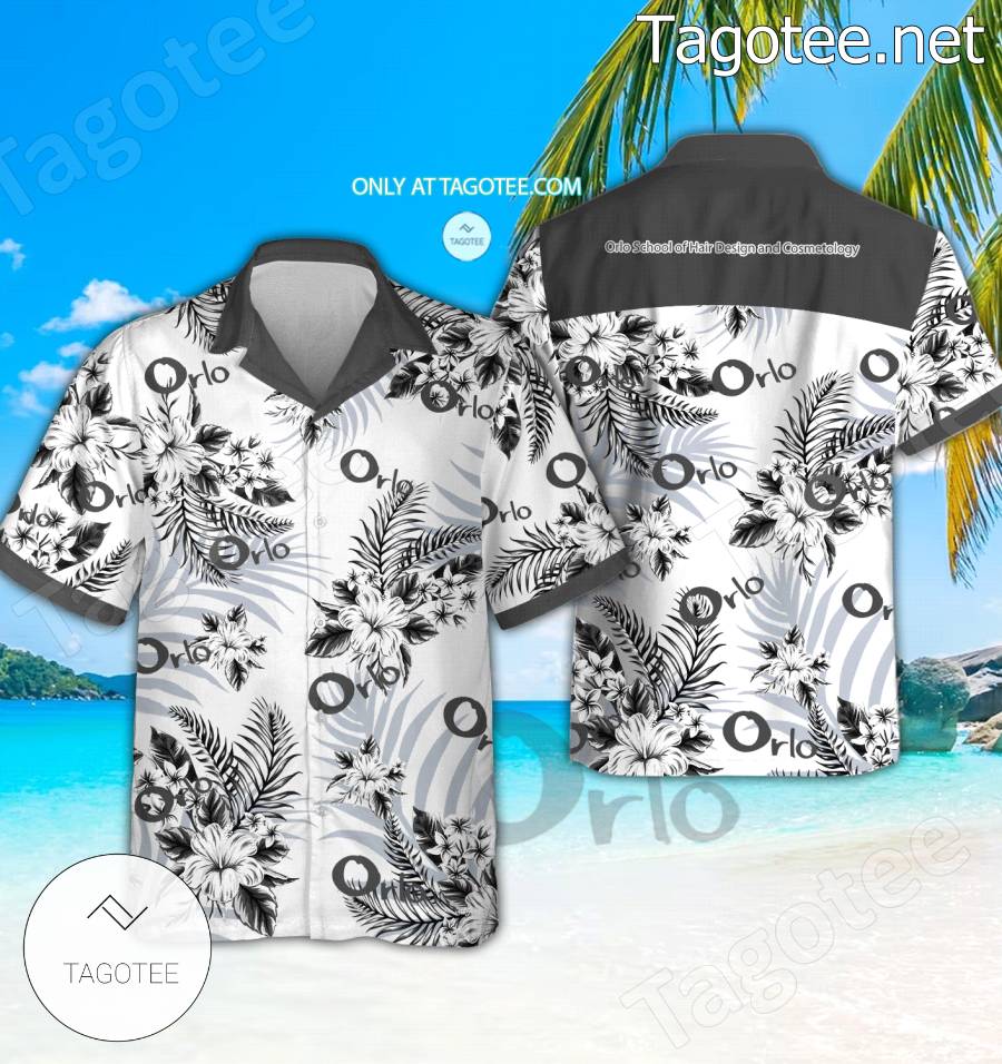 Orlo School of Hair Design and Cosmetology Logo Hawaiian Shirt And Shorts - BiShop