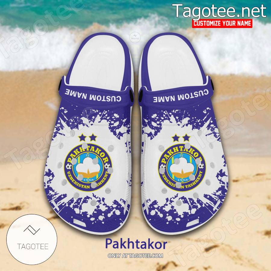 Pakhtakor Logo Custom Crocs Clogs - BiShop a