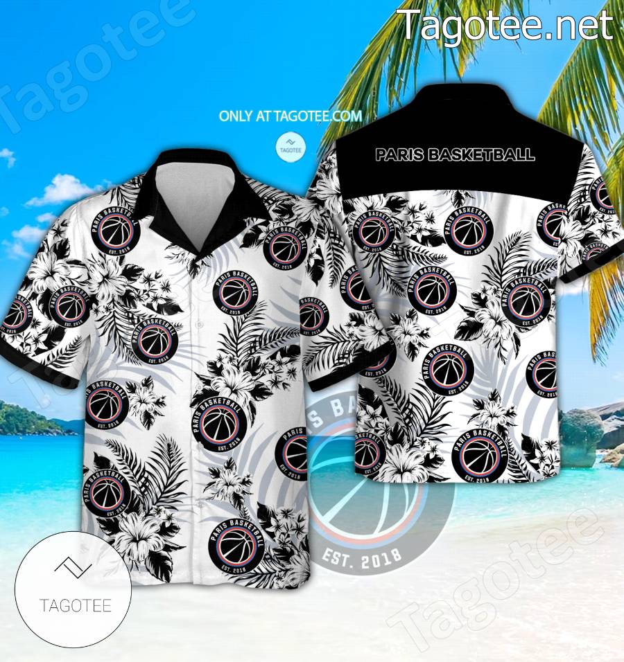 Paris Basketball Logo Hawaiian Shirt And Shorts - EmonShop