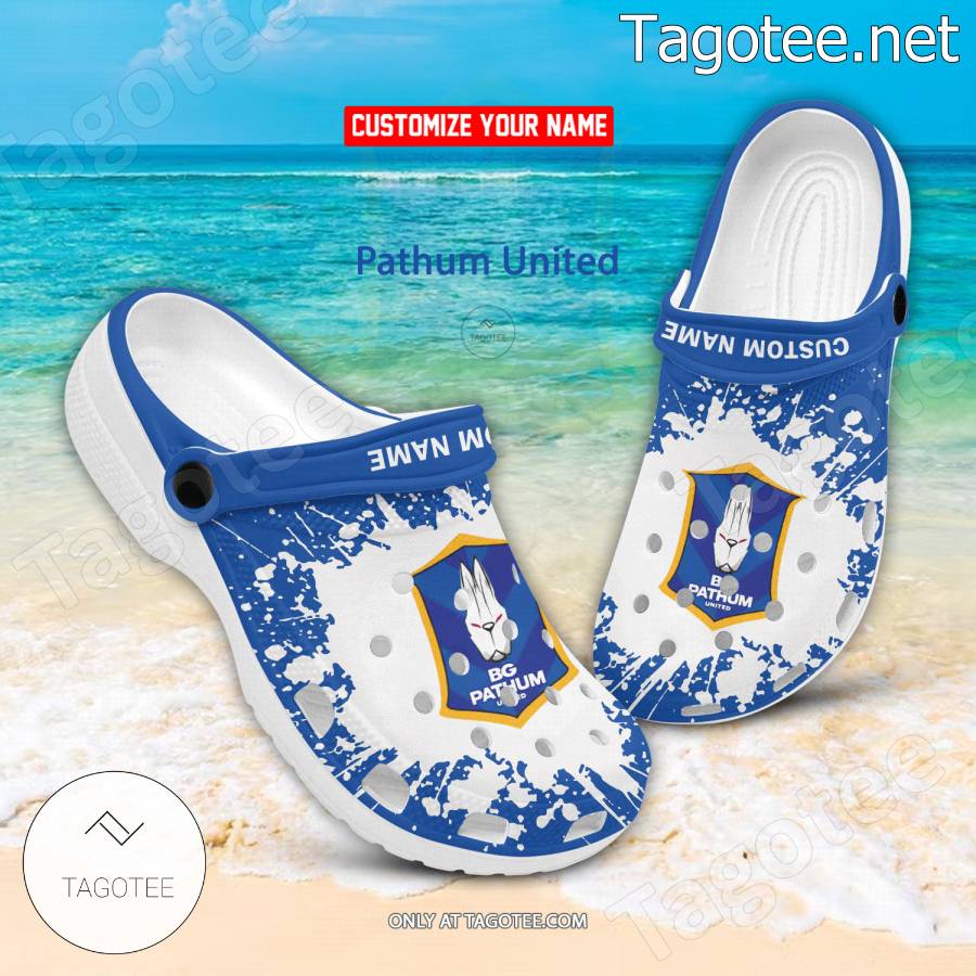 Pathum United Logo Custom Crocs Clogs - BiShop