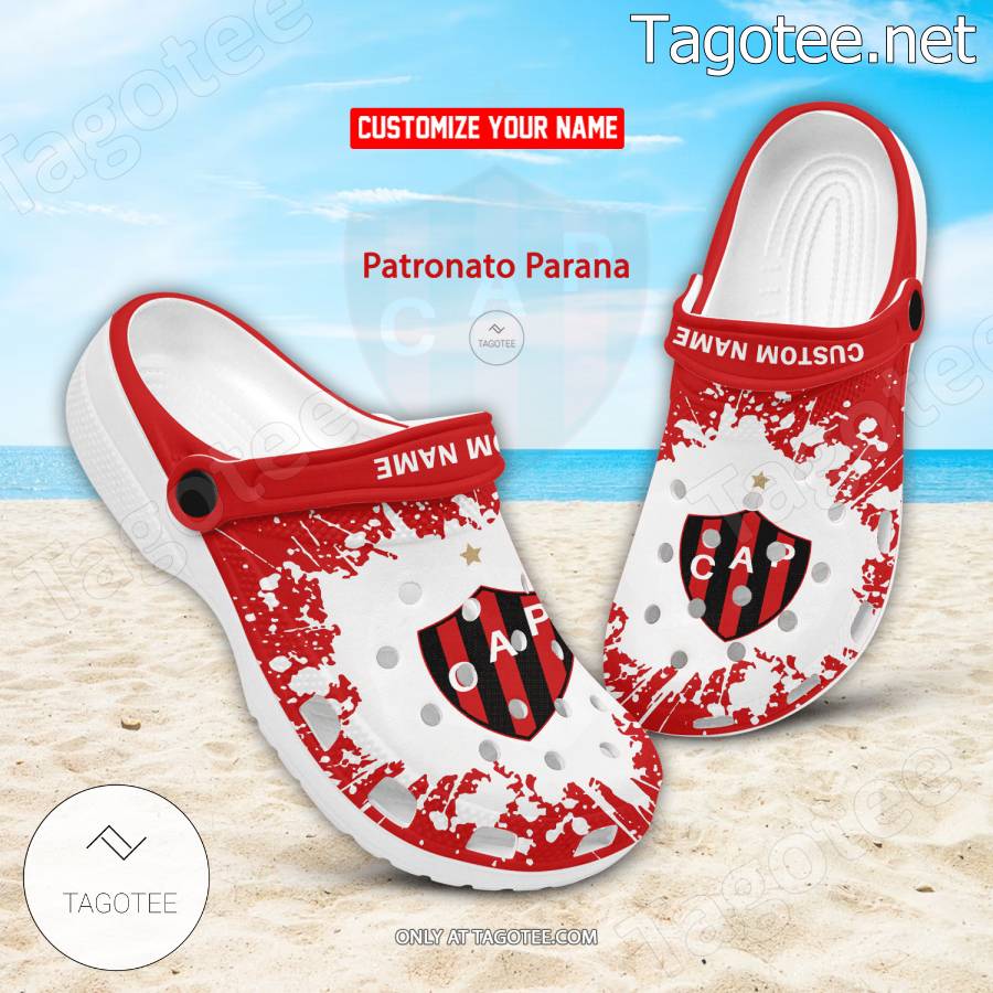 Patronato Parana Logo Custom Crocs Clogs - BiShop