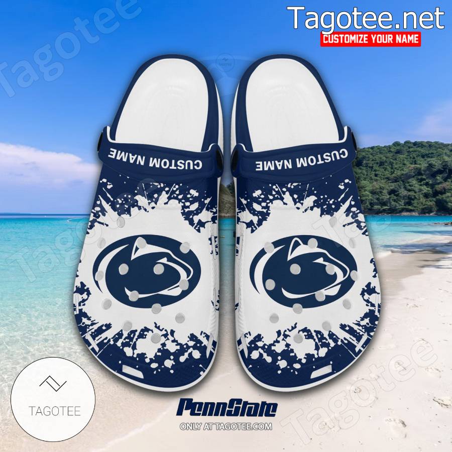 Penn State Logo Custom Crocs Clogs - BiShop a