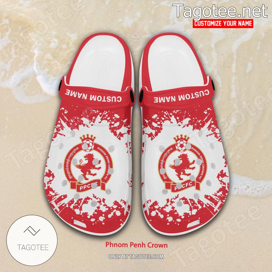 Phnom Penh Crown Logo Custom Crocs Clogs - BiShop a