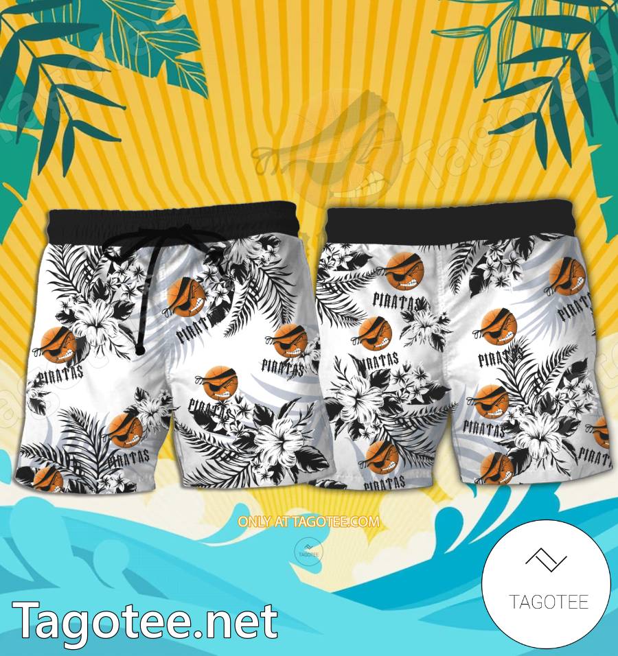 Piratas de Bogota Logo Hawaiian Shirt And Shorts - EmonShop a