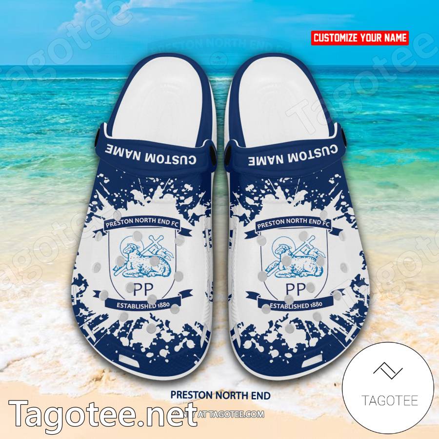 Preston North End Custom Crocs Clogs - BiShop a