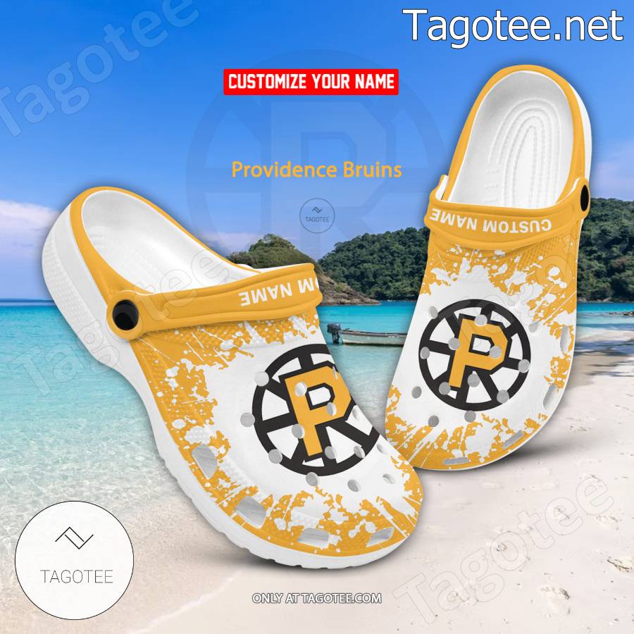 Providence Bruins Logo Crocs Clogs - BiShop