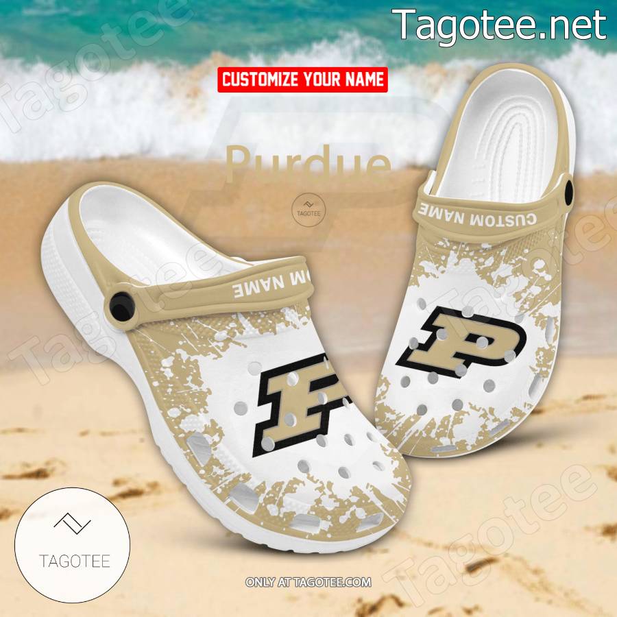 Purdue Logo Custom Crocs Clogs - BiShop