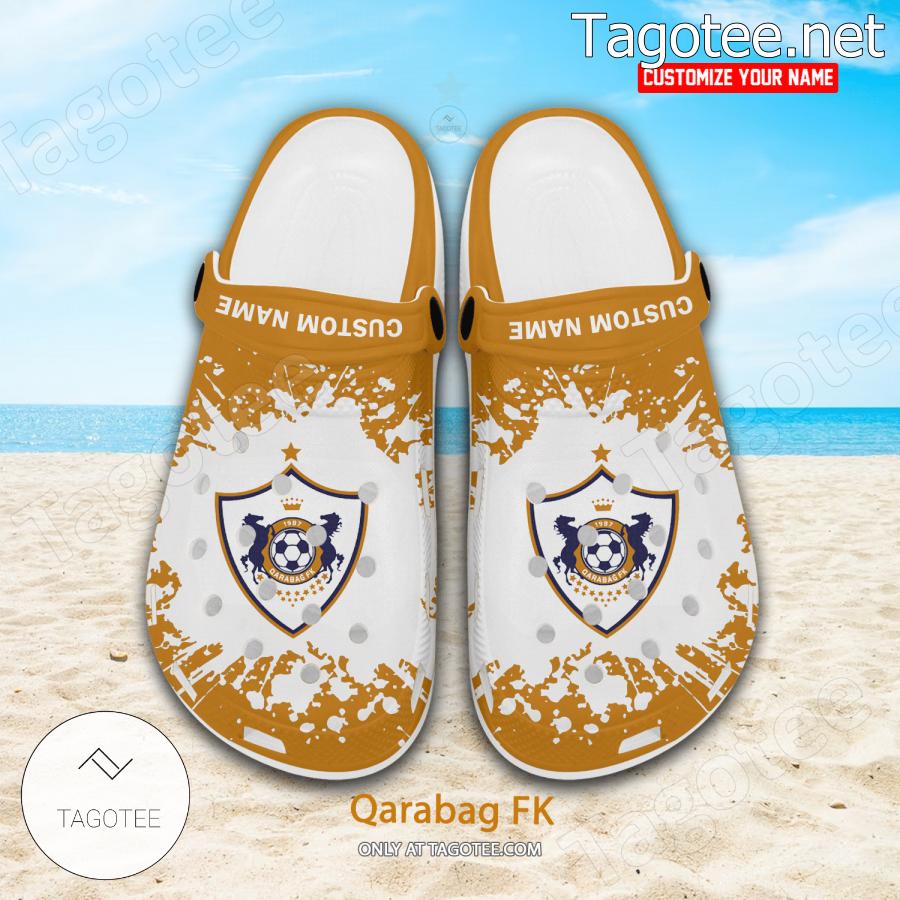 Qarabag FK Logo Custom Crocs Clogs - BiShop a