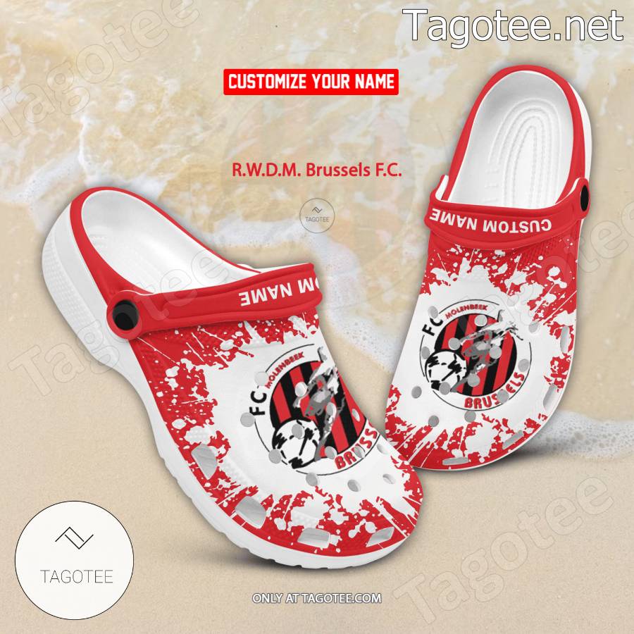 R.W.D.M. Brussels F.C. Custom Crocs Clogs - BiShop