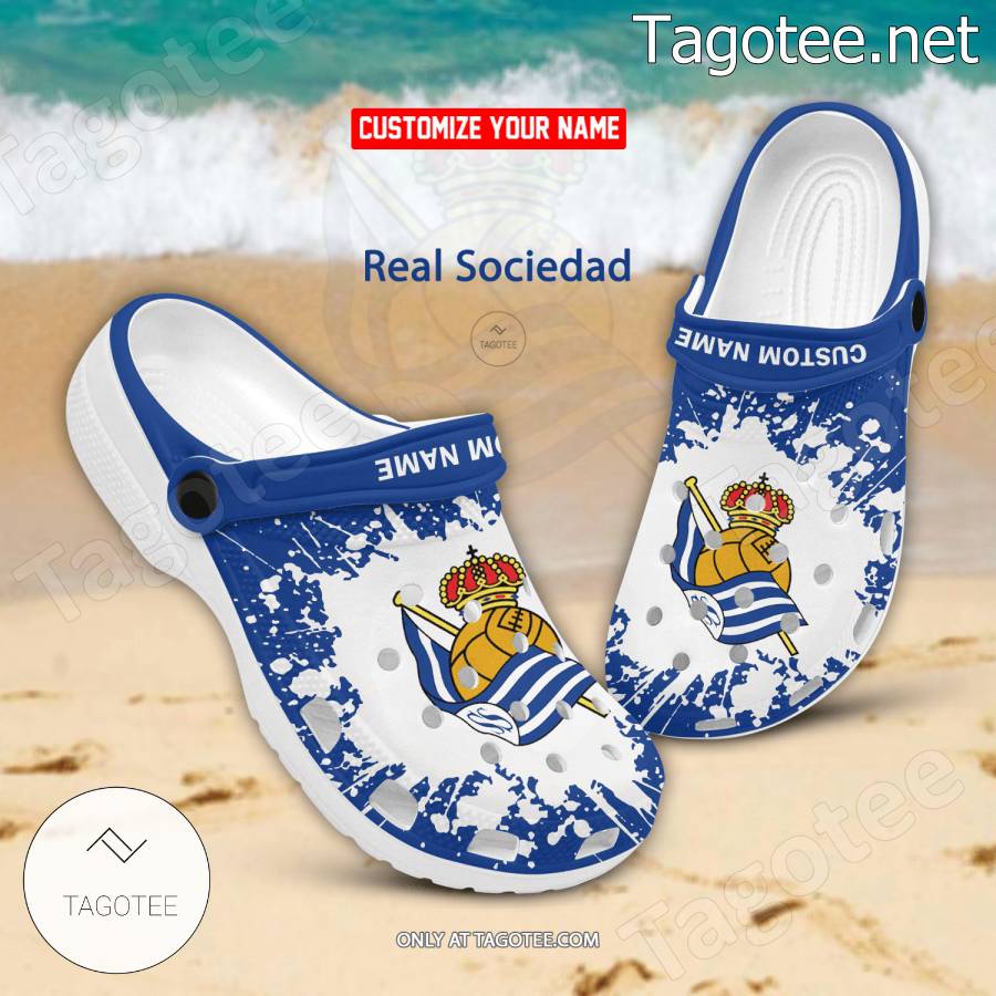 Real Sociedad Custom Crocs Clogs - BiShop