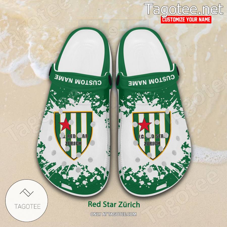 Red Star Zürich Custom Crocs Clogs - BiShop a