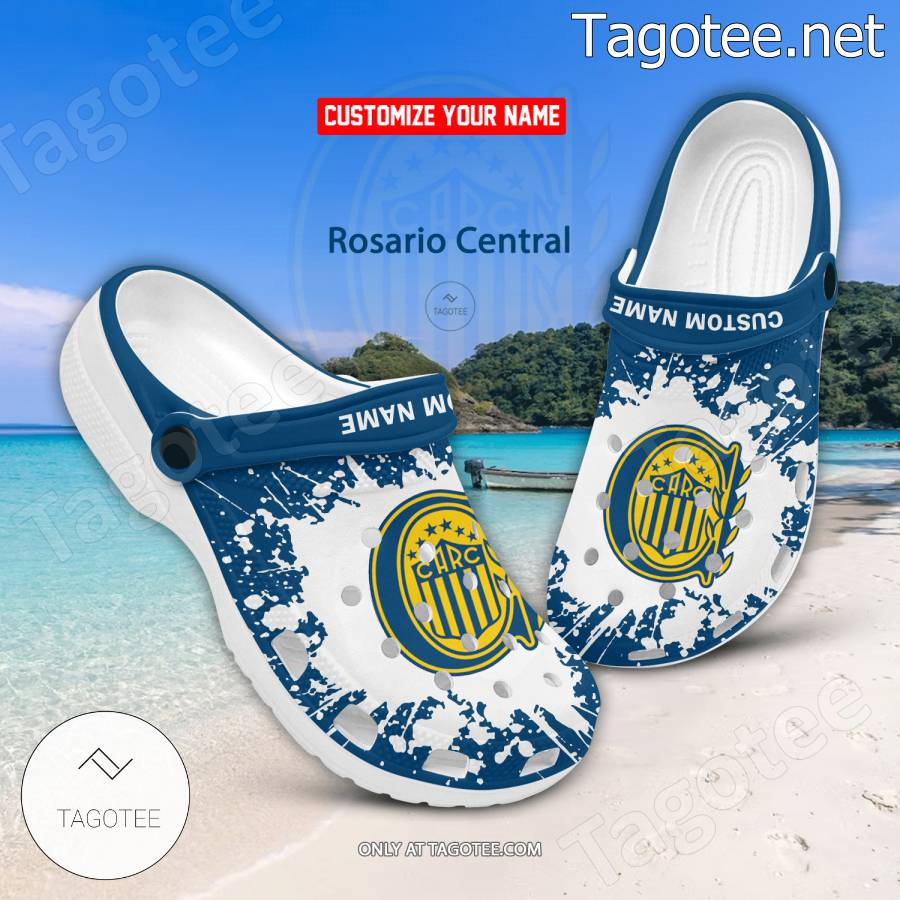 Rosario Central Logo Custom Crocs Clogs - BiShop