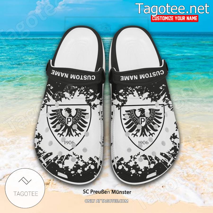 SC Preußen Münster Custom Crocs Clogs - BiShop a