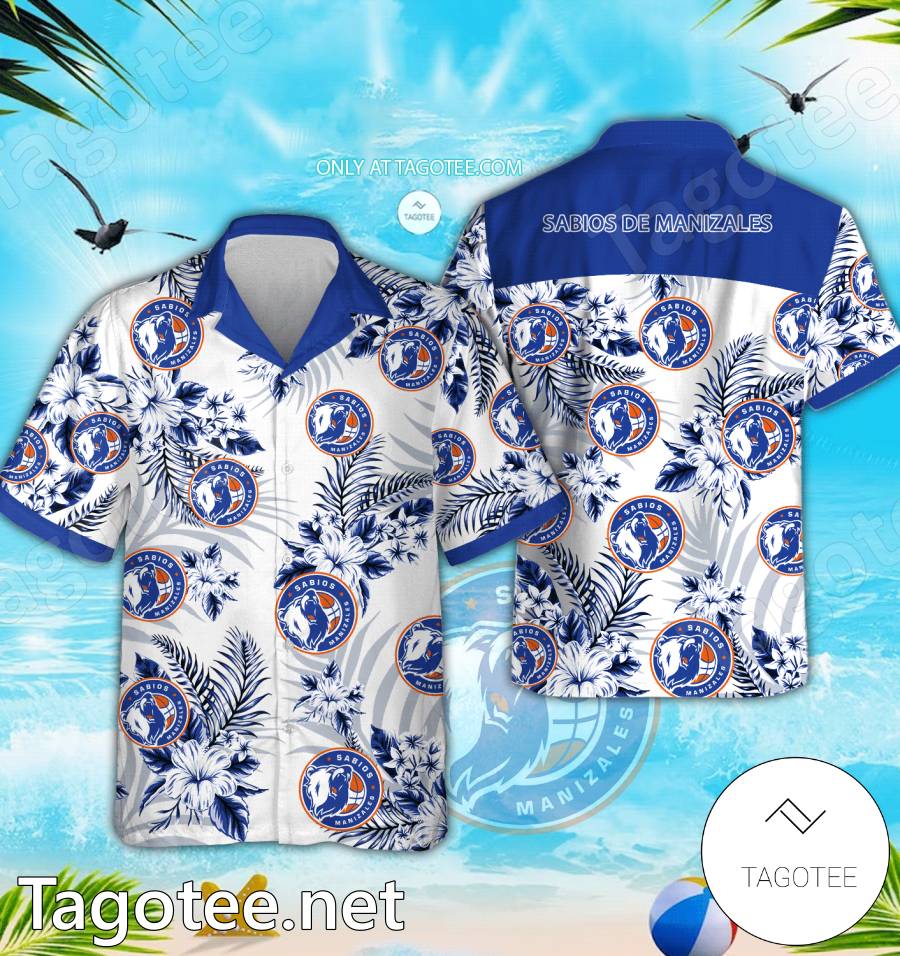 Sabios de Manizales Logo Hawaiian Shirt And Shorts - EmonShop