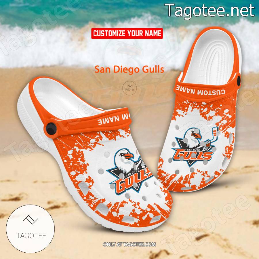 San Diego Gulls Logo Crocs Clogs - BiShop