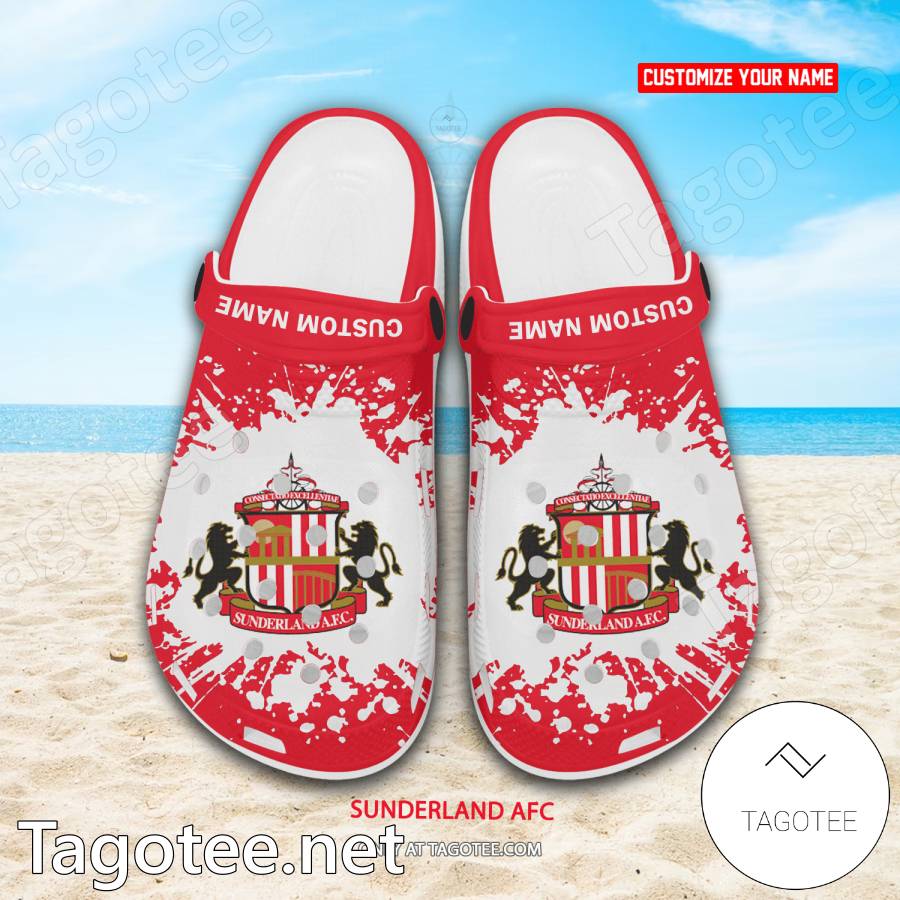 Sunderland AFC Custom Crocs Clogs - BiShop a