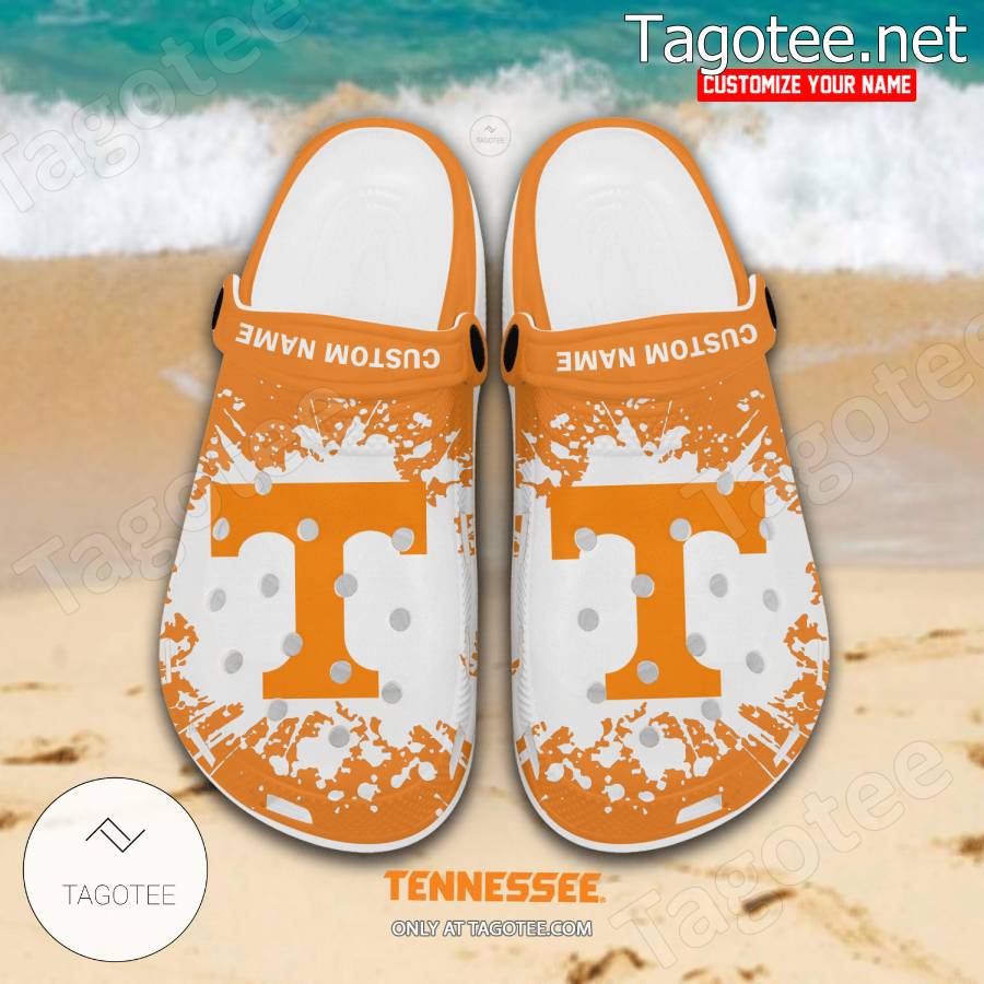 Tennessee Logo Custom Crocs Clogs - BiShop a