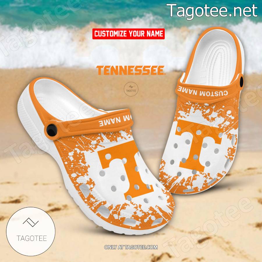 Tennessee Logo Custom Crocs Clogs - BiShop