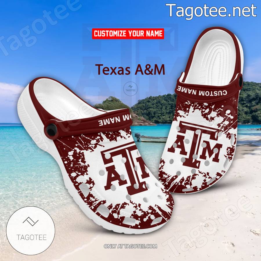 Texas A&M Logo Custom Crocs Clogs - BiShop