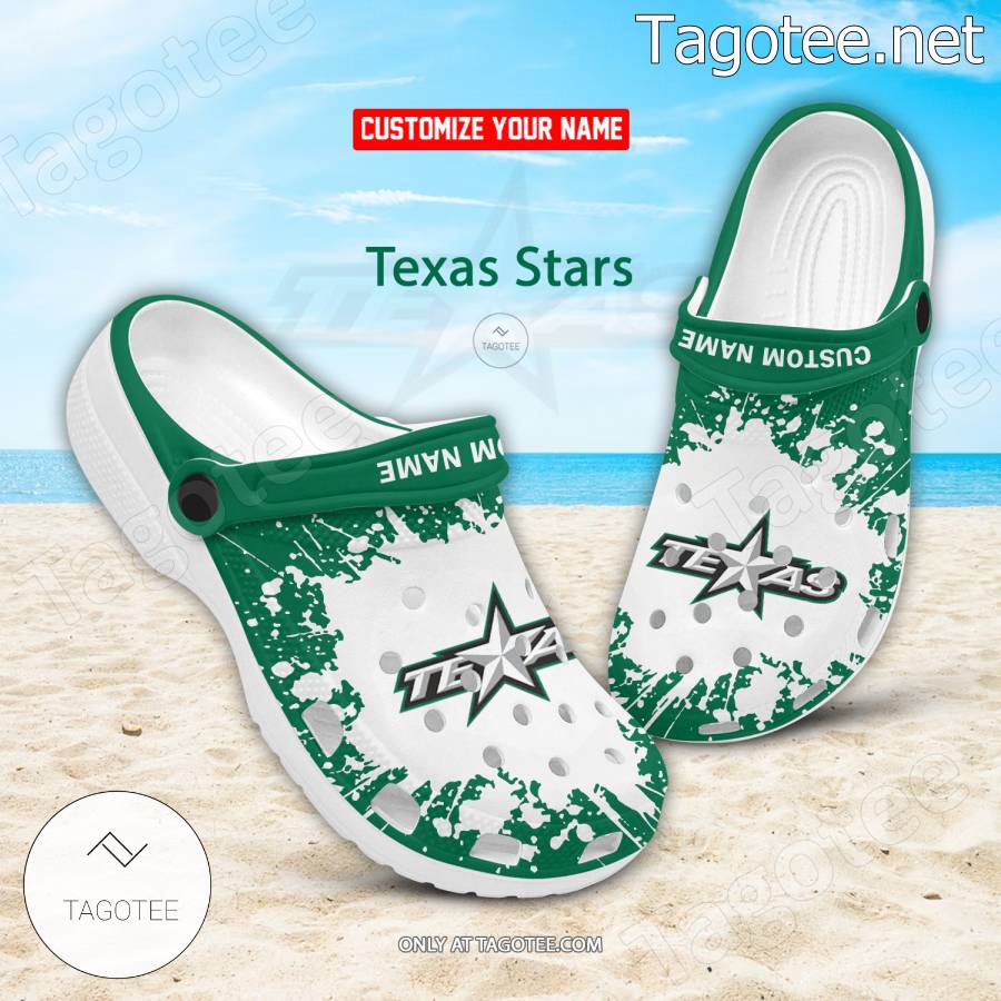 Texas Stars Logo Crocs Clogs - BiShop