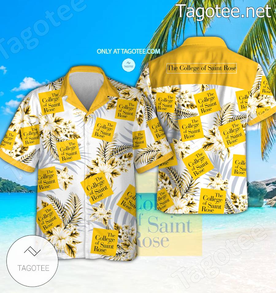 The College of Saint Rose Logo Hawaiian Shirt And Shorts - BiShop