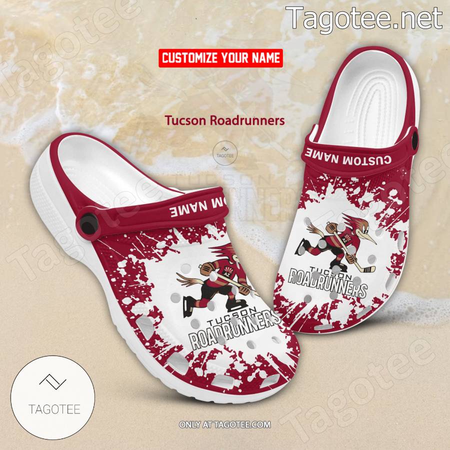 Tucson Roadrunners Logo Crocs Clogs - BiShop