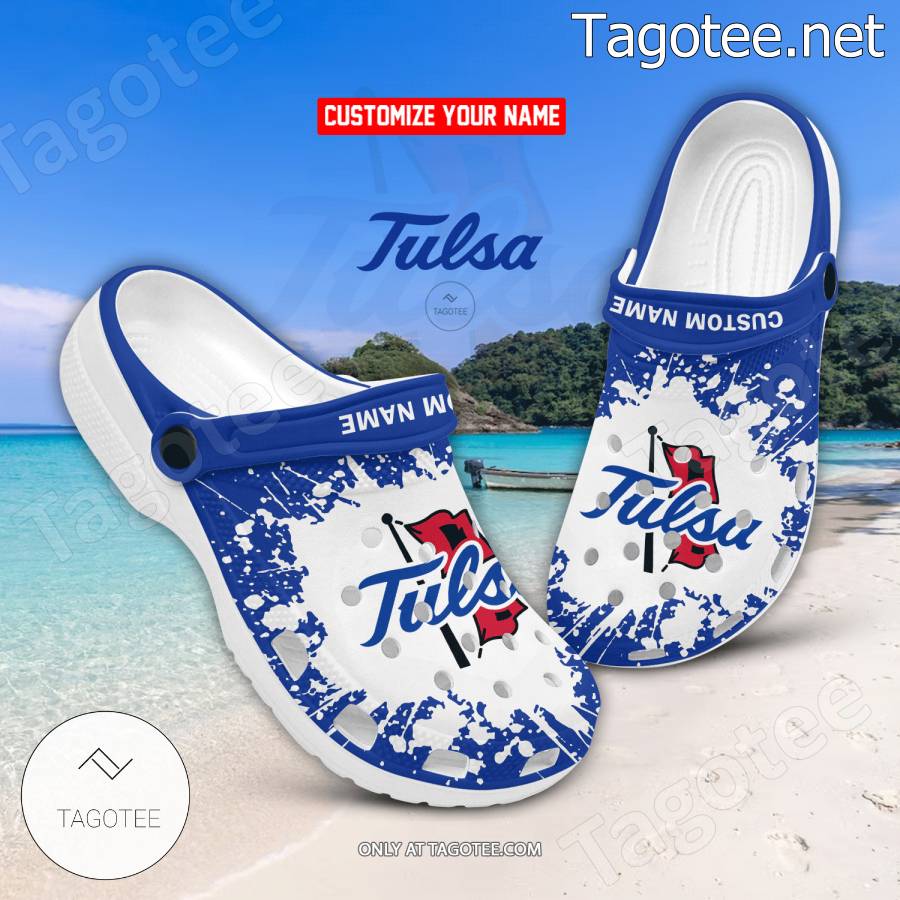 Tulsa Logo Custom Crocs Clogs - BiShop