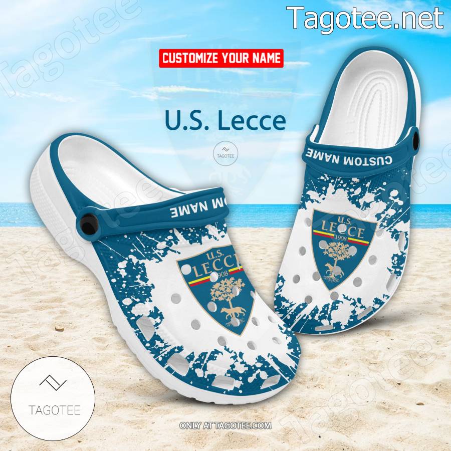 U.S. Lecce Logo Custom Crocs Clogs - BiShop