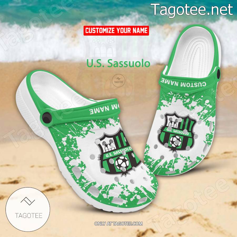 U.S. Sassuolo Logo Custom Crocs Clogs - BiShop