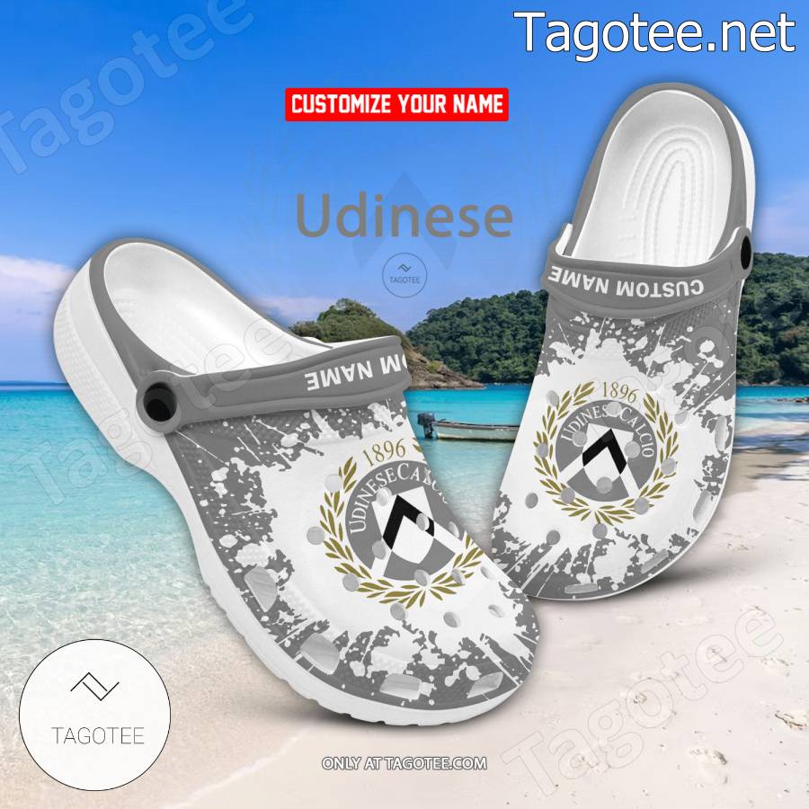 Udinese Logo Custom Crocs Clogs - BiShop