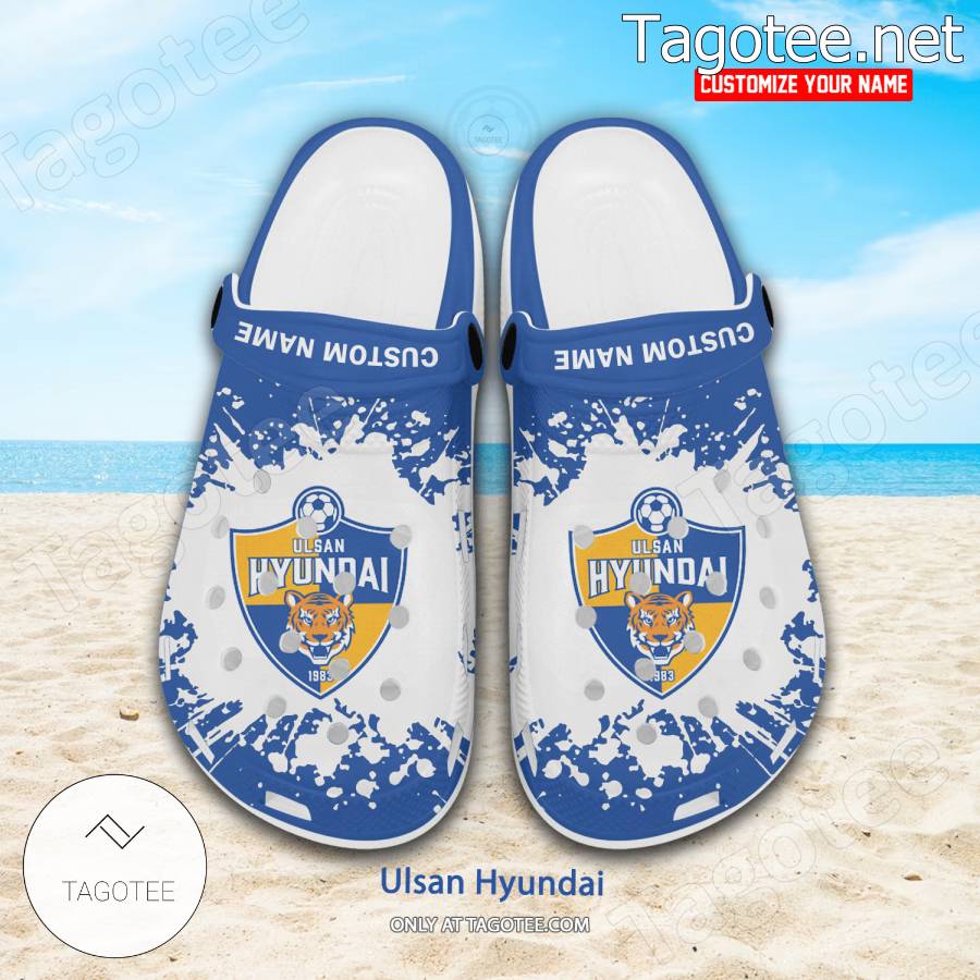 Ulsan Hyundai Logo Custom Crocs Clogs - BiShop a