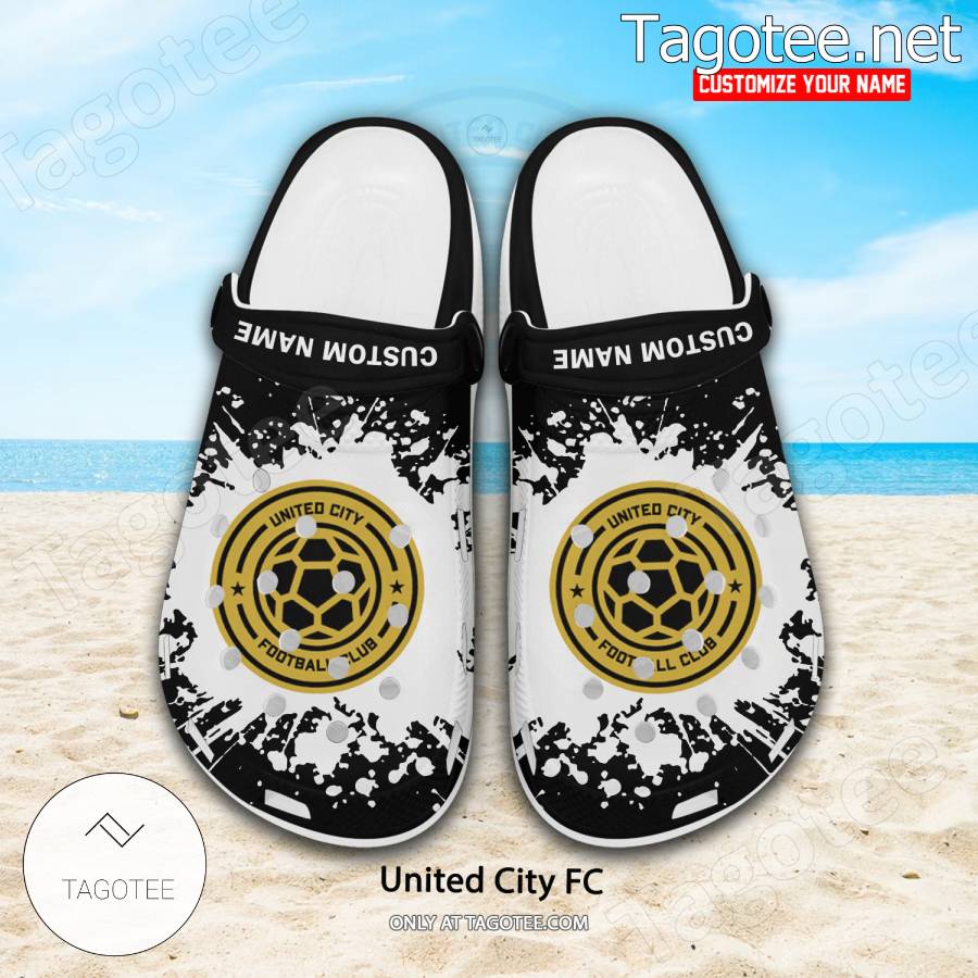 United City FC Logo Custom Crocs Clogs - BiShop a