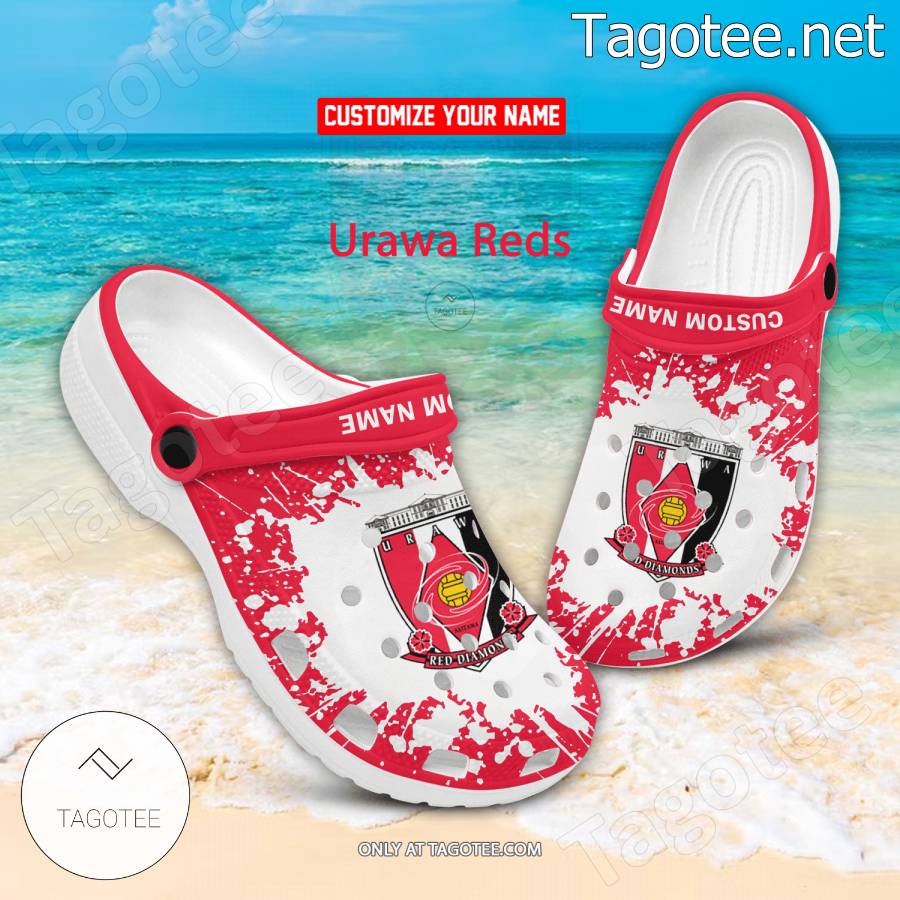 Urawa Reds Logo Custom Crocs Clogs - BiShop