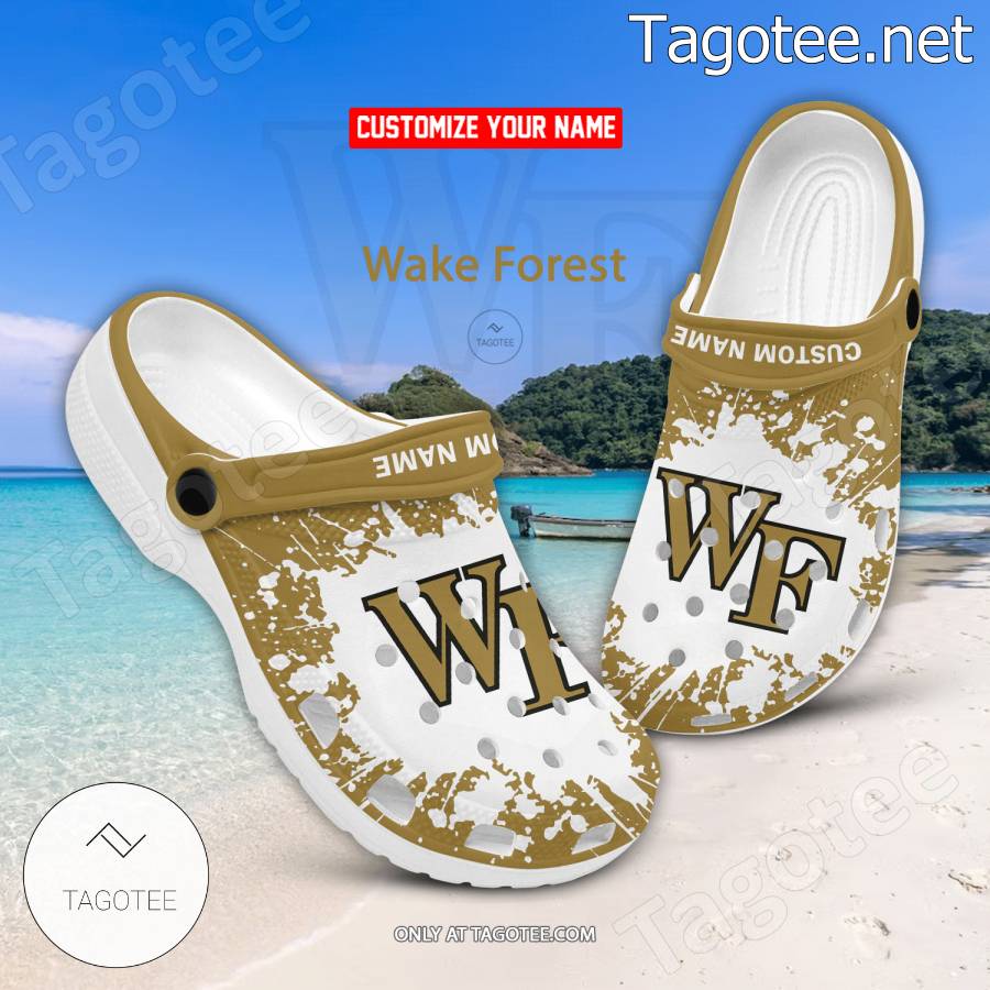 Wake Forest Logo Custom Crocs Clogs - BiShop