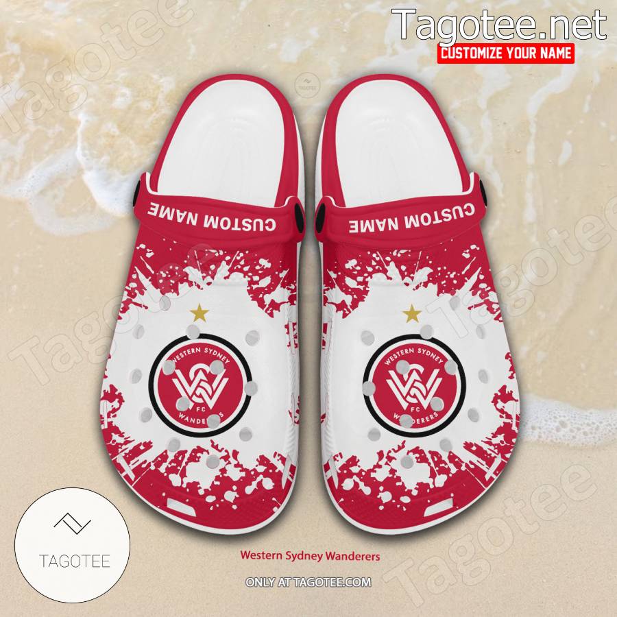 Western Sydney Wanderers Custom Crocs Clogs - BiShop a