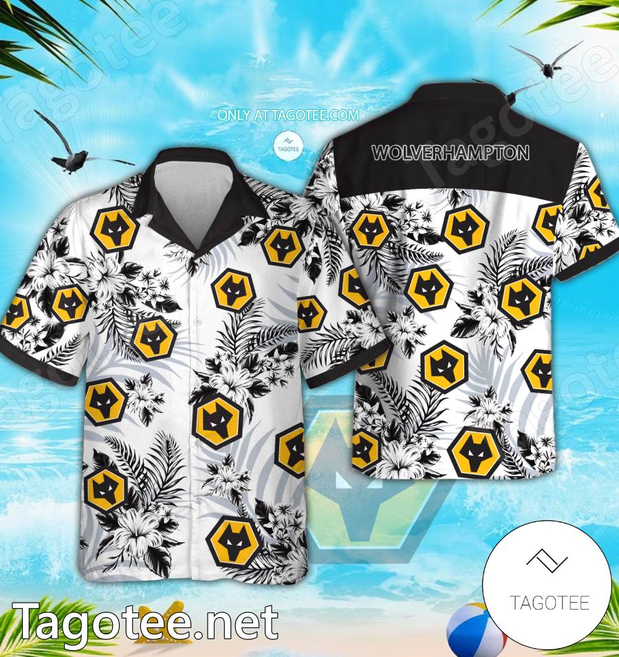 Wolverhampton Wanderers Logo Hawaiian Shirt And Shorts - BiShop