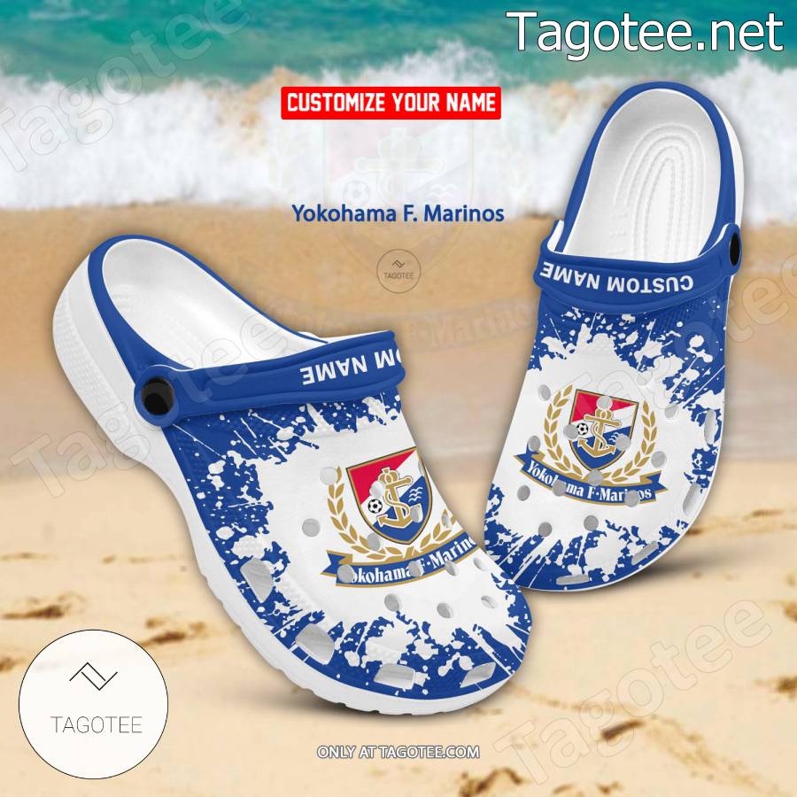 Yokohama F. Marinos Logo Custom Crocs Clogs - BiShop