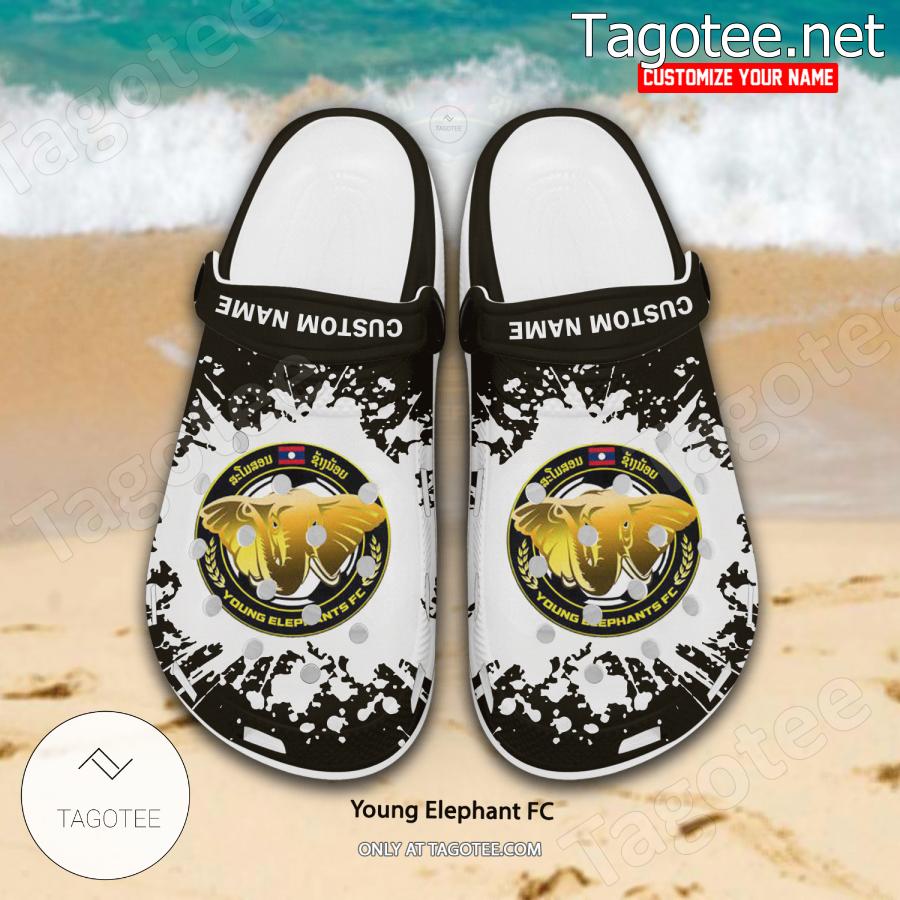 Young Elephant FC Logo Custom Crocs Clogs - BiShop a