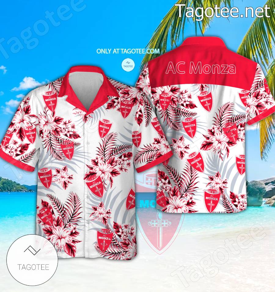 AC Monza Logo Aloha Shirt - BiShop