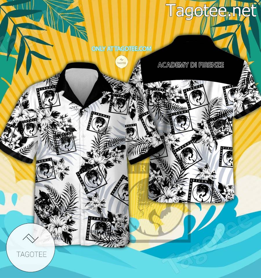 Academy di Firenze Hawaiian Shirt And Shorts - EmonShop