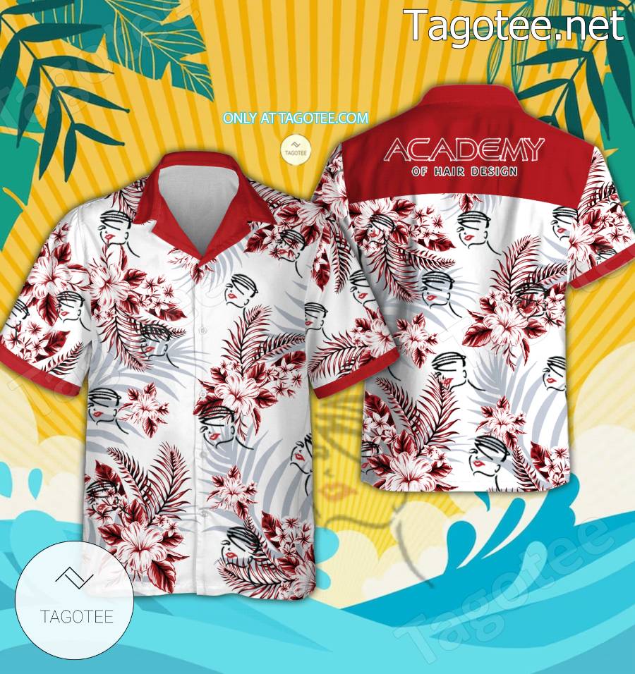 Academy of Hair Design Las Vegas Short Sleeve Aloha Shirt, Shorts - EmonShop